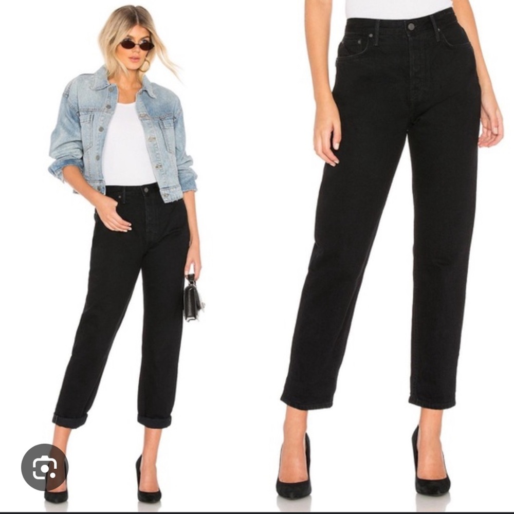 PAIGE Jimmy Jimmy Skinny Boyfriend Jeans | Vintage Black | Size 25